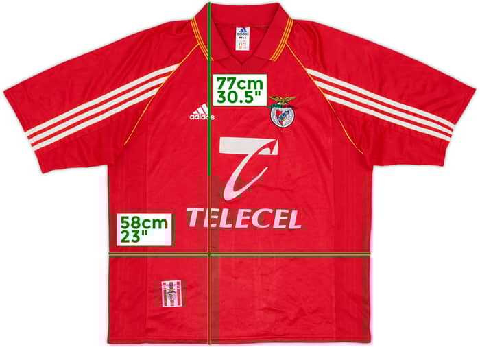 1998-99 Benfica Home Shirt - 6/10 - (L)