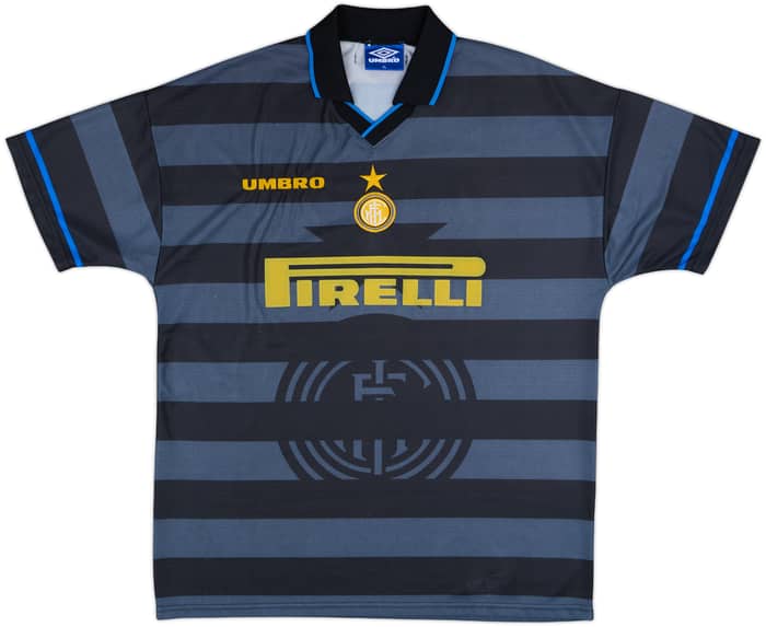 1997-98 Inter Milan Third Shirt West #16 - 8/10 - (XL)