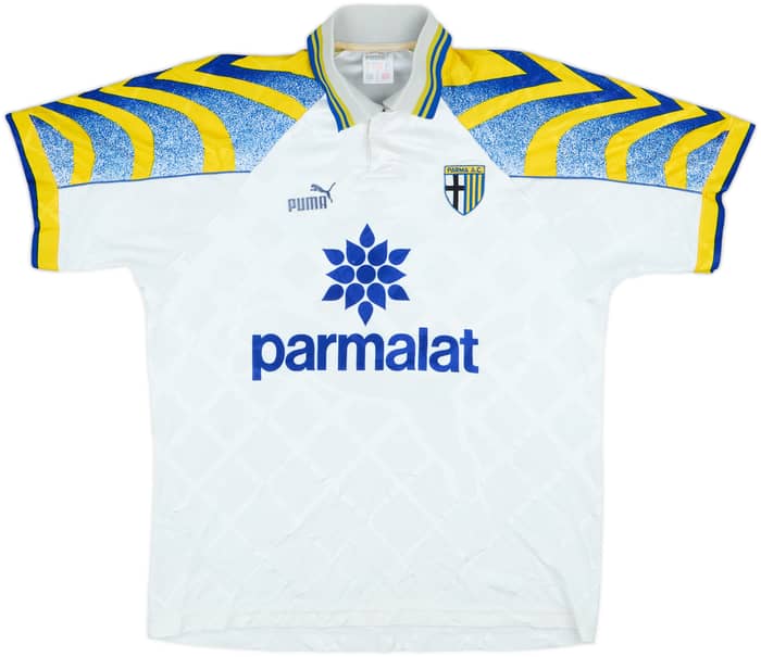 1995-97 Parma Home Shirt Zola #10 - 6/10 - (M)