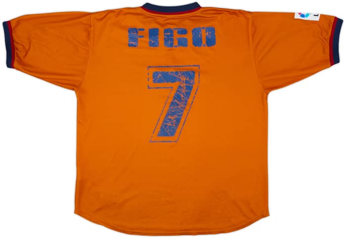 1998-00 Barcelona Third Shirt Figo #7 - 6/10 - (XL)