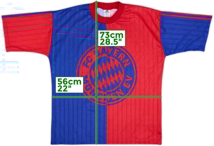 1995-96 Bayern Munich adidas Training Shirt - 8/10 - (M)