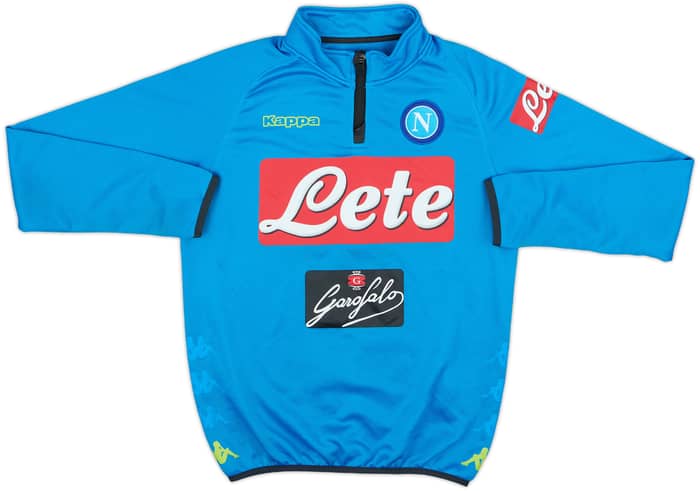 2016-17 Napoli Kappa 1/4 Zip Drill Top - 8/10 - (L.Boys)