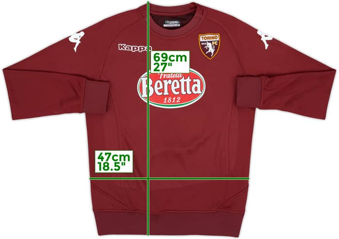 2011-12 Torino Kappa Sweat Top - 8/10 - (L.Boys)