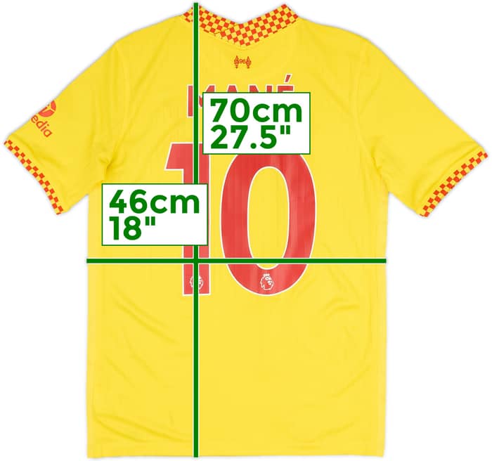 2021-22 Liverpool Third Shirt Mane #10 - 10/10 - (XL.Boys)