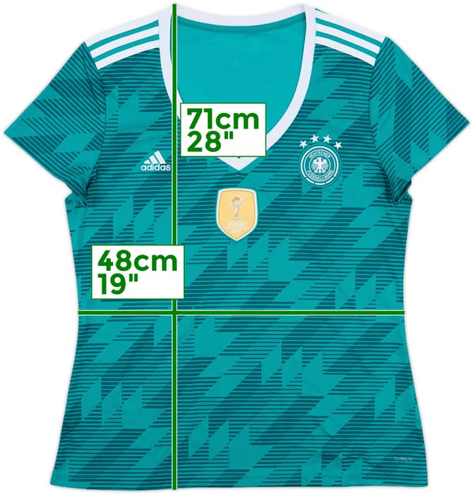 2018-19 Germany Away Shirt - 8/10 - (Women's XL)