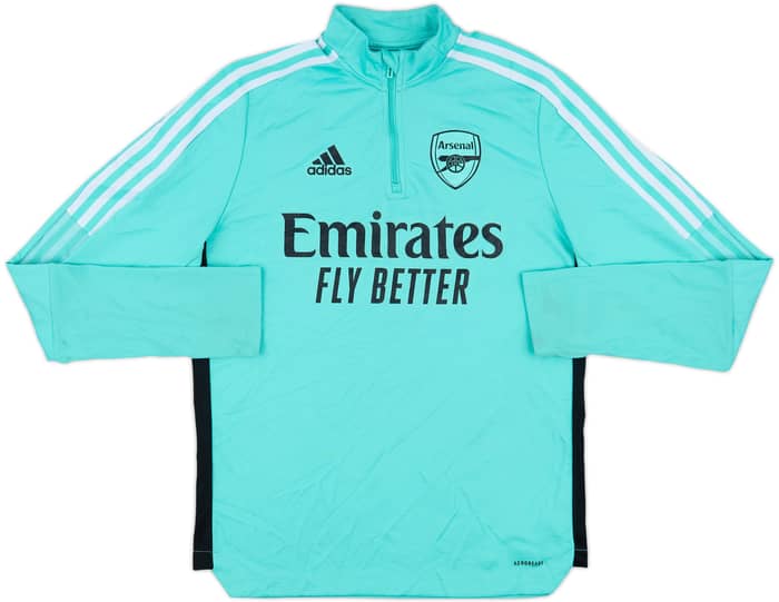 2021-22 Arsenal adidas 1/4 Zip Training Top - 6/10 - (XL.Boys)
