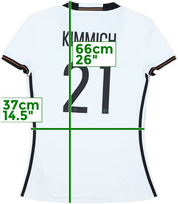 2015-16 Germany Home Shirt Kimmich #21 - 9/10 - (Women's S)