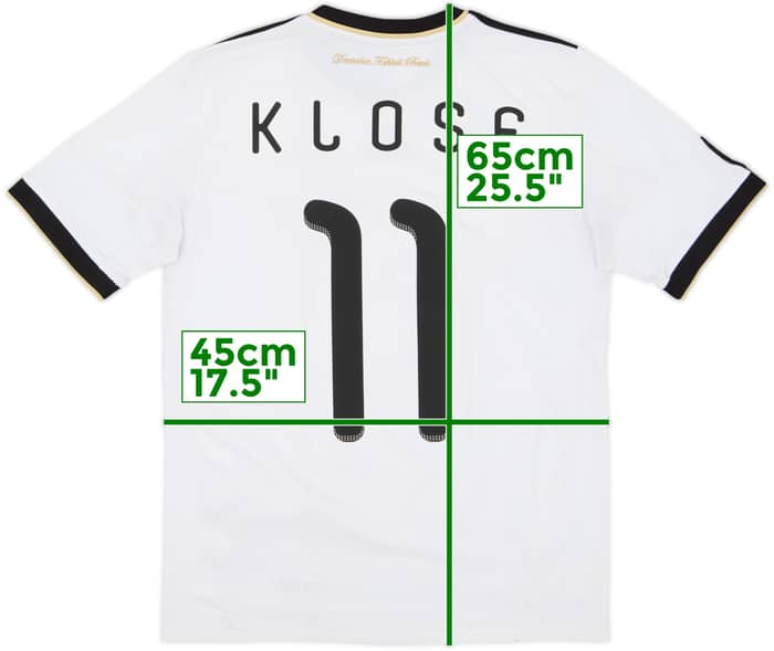 2010-11 Germany Home Shirt Klose #11 - 6/10 - (L.Boys)