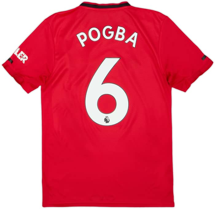 2019-20 Manchester United Home Shirt Pogba #6 - 6/10 - (S)
