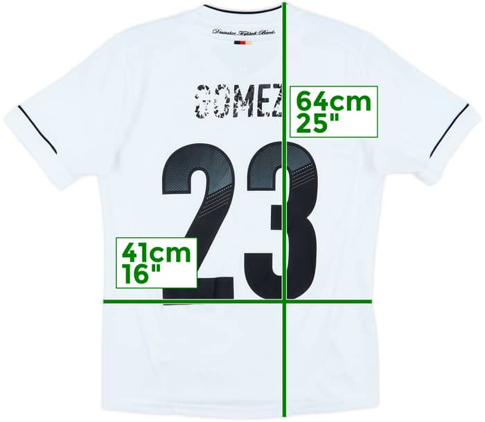 2012-13 Germany Home Shirt Gomez #23 - 4/10 - (M.Boys)