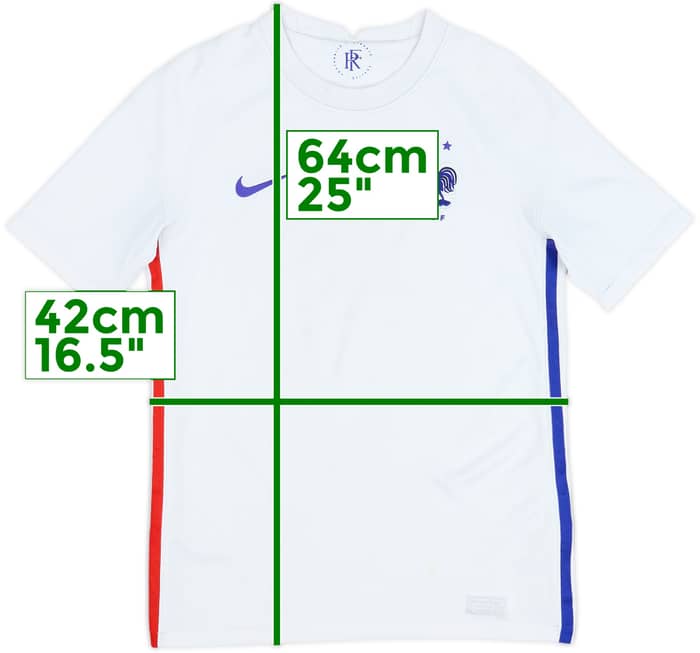 2020-21 France Away Shirt - 5/10 - (L.Boys)