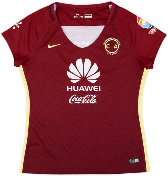2016-17 Club America Centenary Away Shirt - 8/10 - (Women's L)
