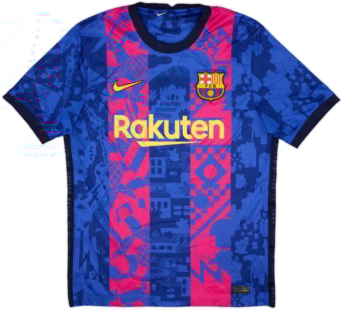 2021-22 Barcelona Third Shirt Pedri #16 - 8/10 - (M)