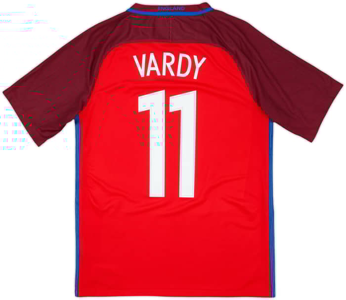 2016-17 England Away Shirt Vardy #11 - 9/10 - (S)