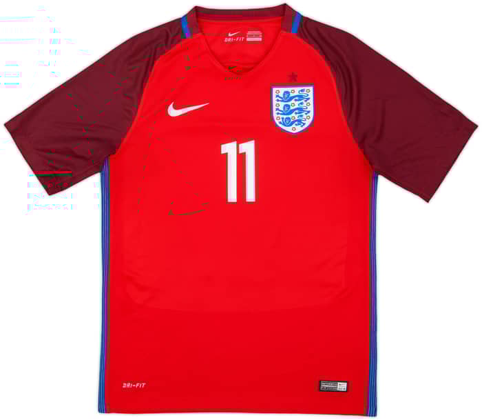 2016-17 England Away Shirt Vardy #11 - 9/10 - (S)