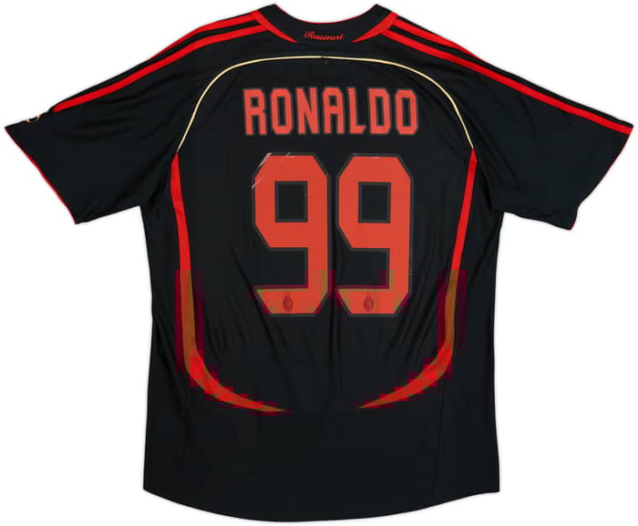 2006-07 AC Milan Third Shirt Ronaldo #99 - 7/10 - (L)
