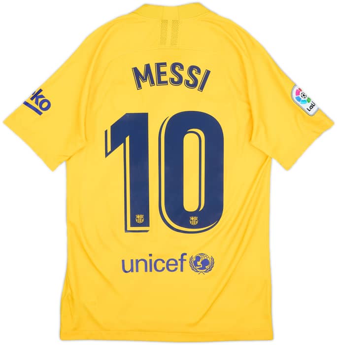 2019-20 Barcelona 'Senyera' Fourth Shirt Messi #10 - 8/10 - (S)