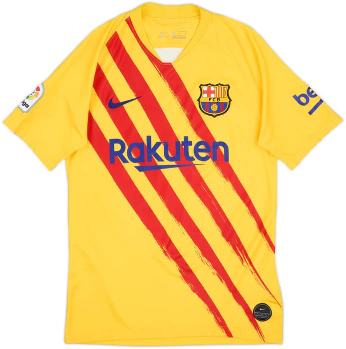 2019-20 Barcelona 'Senyera' Fourth Shirt Messi #10 - 8/10 - (S)