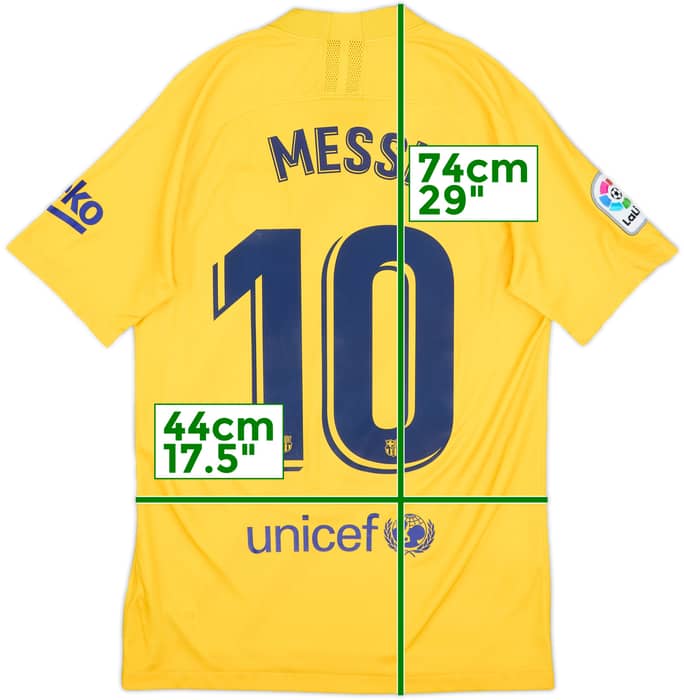 2019-20 Barcelona 'Senyera' Fourth Shirt Messi #10 - 8/10 - (S)