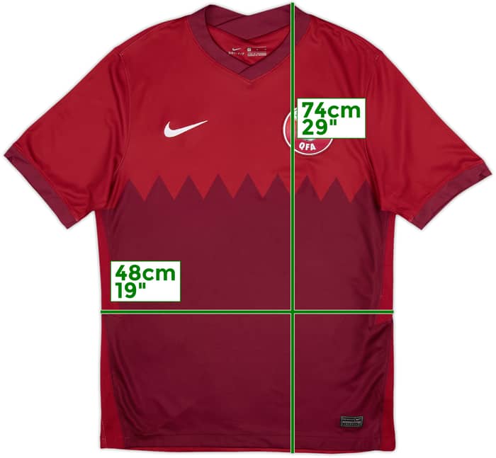 2020-21 Qatar Home Shirt - 8/10 - (M)