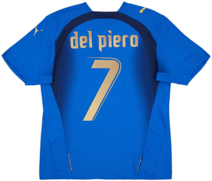 2006 Italy Home Shirt Del Piero #7 - 6/10 - (M)