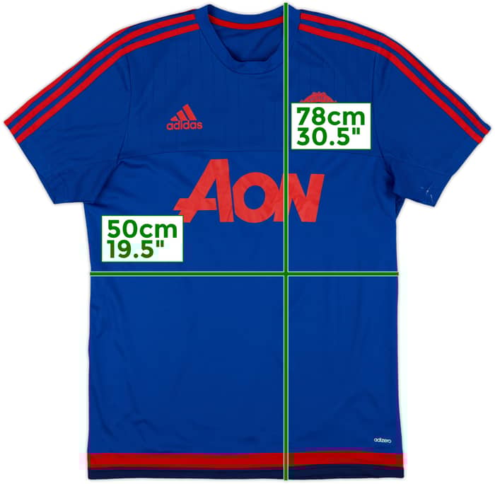 2015-16 Manchester United adizero Training Shirt - 5/10 - (M)