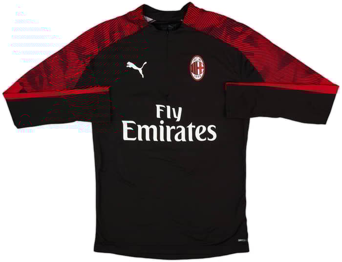 2019-20 AC Milan Puma 1/4 Zip Drill Top - 8/10 - (S)