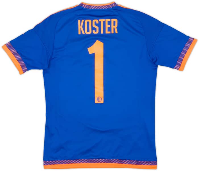 2015-16 Feyenoord Away Shirt Koster #1 - 6/10 - (S)