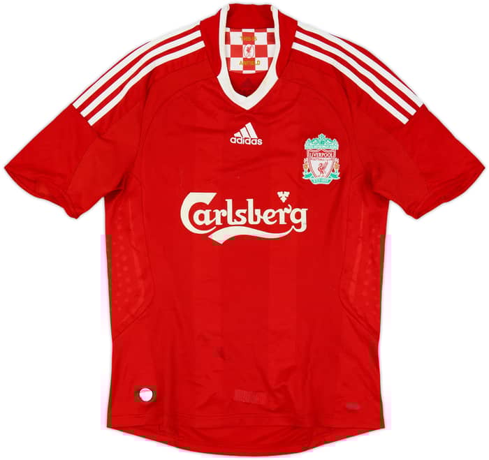 2008-10 Liverpool Home Shirt Gerrard #8 - 5/10 - (S)