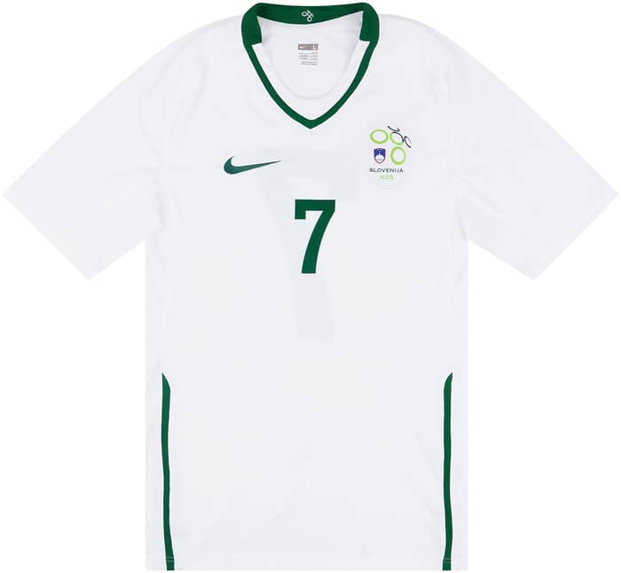 2008-10 Slovenia Match Issue Home Shirt #7