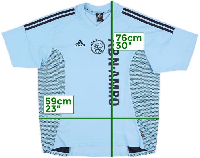 Camiseta de visitante del Ajax 2002-03 Zlatan #9 - 5/10 - (XL)