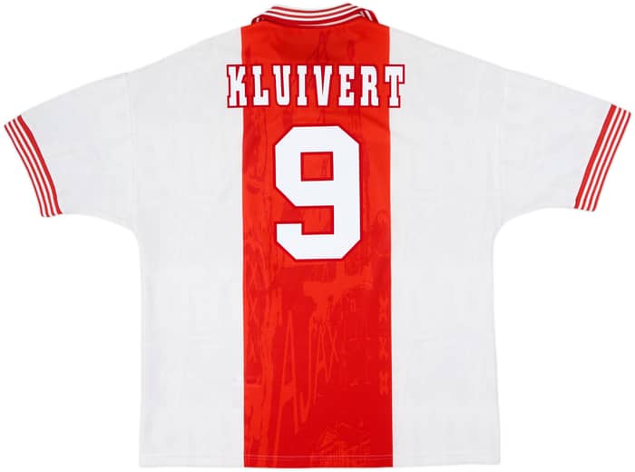 1996-97 Ajax Home Shirt Kluivert #9 - 7/10 - (XXL)