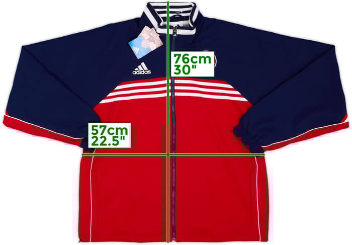 1998-00 Bayern Munich adidas Track Jacket (M)