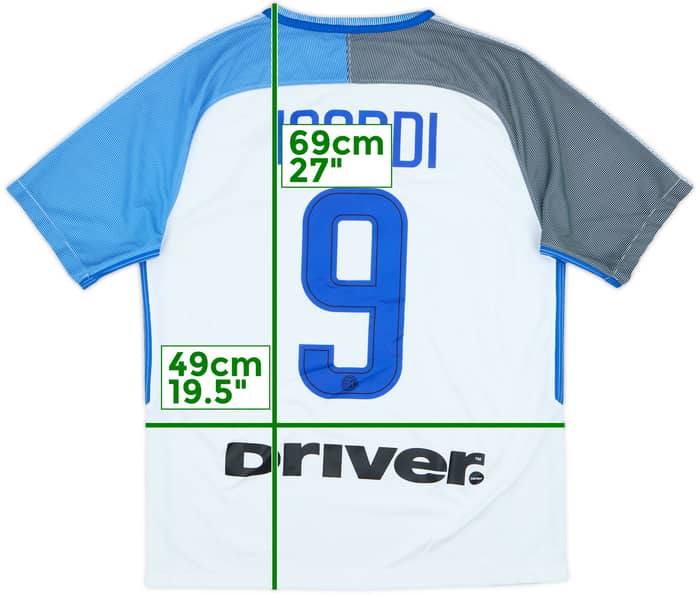 2017-18 Inter Milan Away Shirt Icardi #9 - 8/10 - (M)