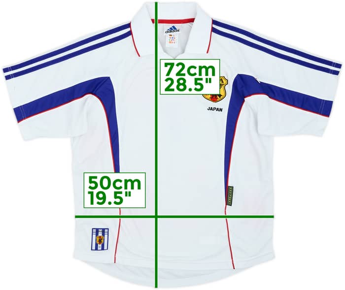 Camiseta versión jugador de visitante de Japón 1999-00 - 7/10 - (M)