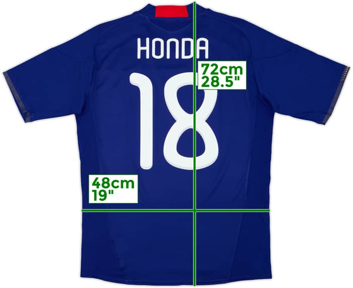 2010-12 Japan Home Shirt Honda #18 - 7/10 - (M)
