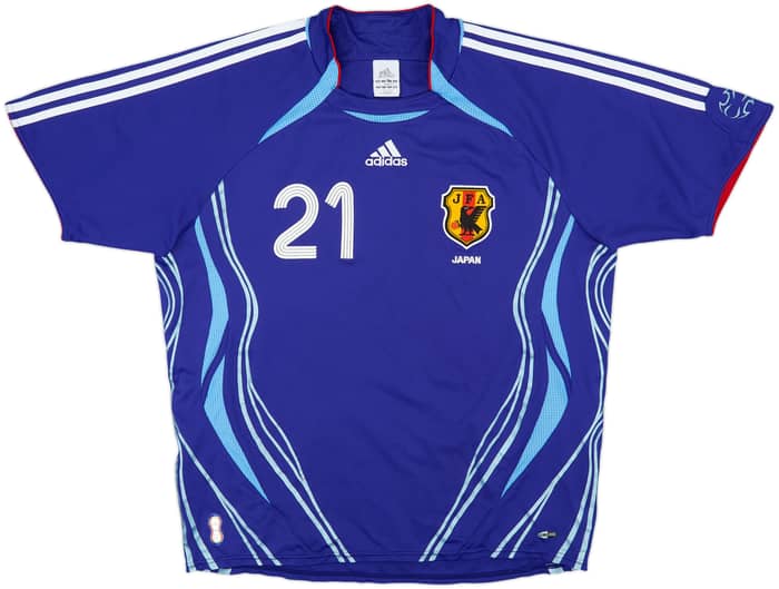 2006-08 Japan Home Shirt Kaji #21 - 7/10 - (L)