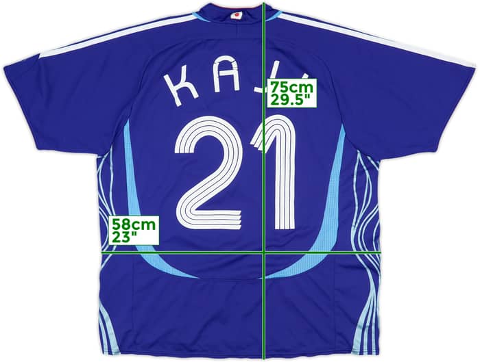 2006-08 Japan Home Shirt Kaji #21 - 7/10 - (L)