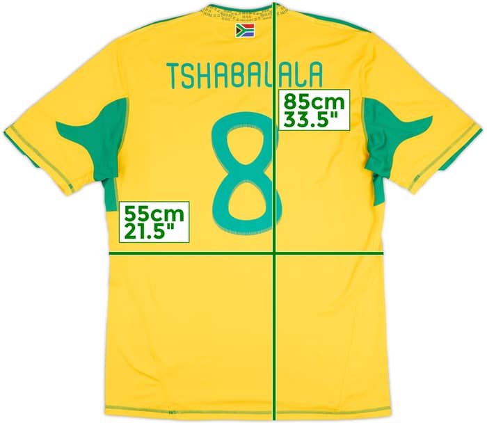 2009-11 South Africa Home Shirt Tshabalala #8 - 7/10 - (XL)