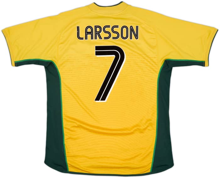 2002-03 Celtic Away Shirt Larsson #7 - 5/10 - (L)