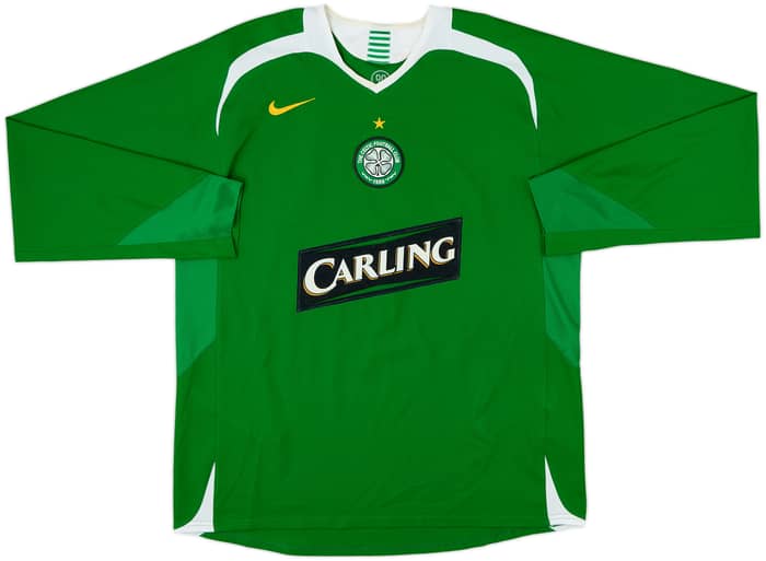 2005-06 Celtic Away L/S Shirt Nakamura #25 - 7/10 - (L)