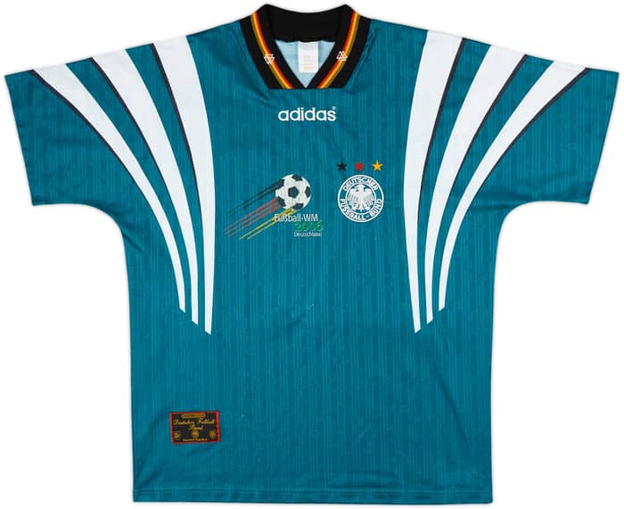 Camiseta de visitante de Alemania WM 2006 1996-98 Klinsmann #18 - 6/10 - (M)