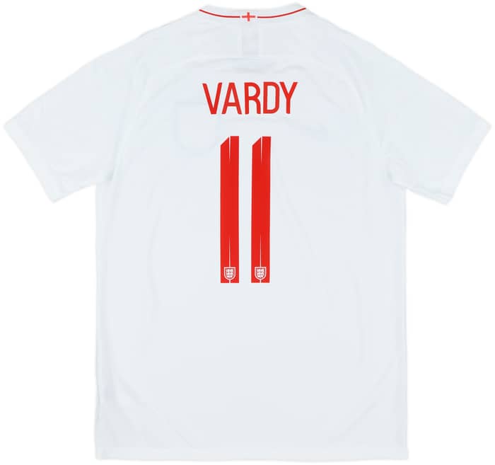 2018-19 England Home Shirt Vardy #11 - 10/10 - (M)