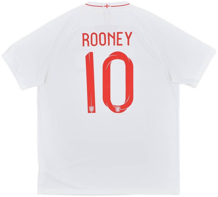 2018-19 England Home Shirt Rooney #10 - 6/10 - (XL)
