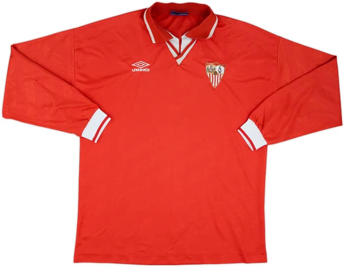1996-98 Sevilla Match Issue Away L/S Shirt #3