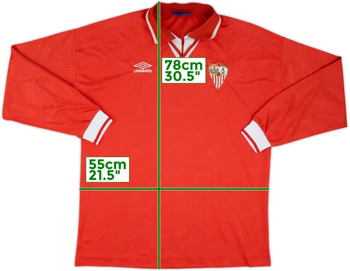 1996-98 Sevilla Match Issue Away L/S Shirt #3