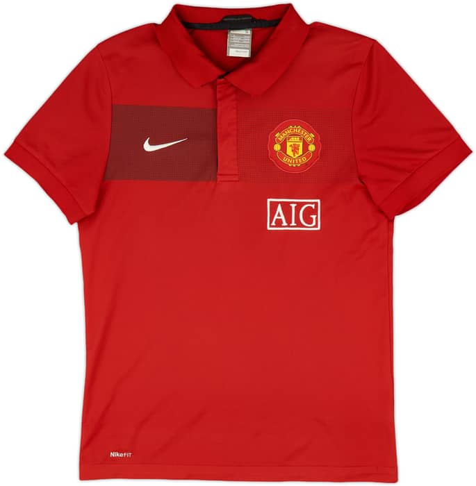2009-10 Manchester United Nike Polo Shirt - 8/10 - (S)