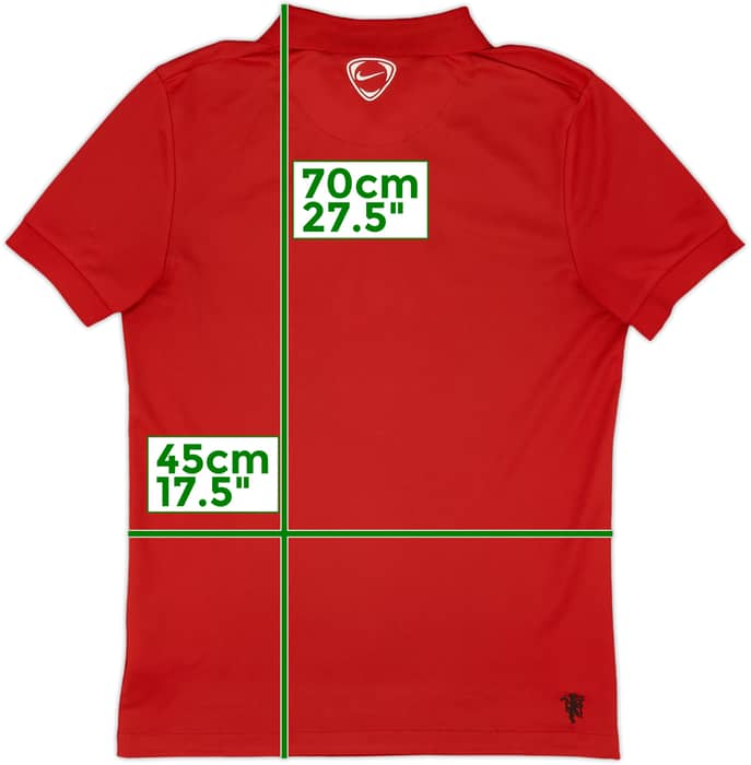 2009-10 Manchester United Nike Polo Shirt - 8/10 - (S)