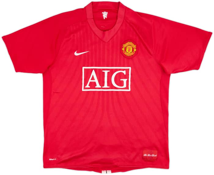 2007-09 Manchester United Home Shirt Ronaldo #7 - 6/10 - (L)