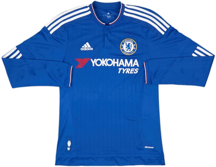 2015-16 Chelsea Home L/S Shirt Hazard #10 - 8/10 - (S)